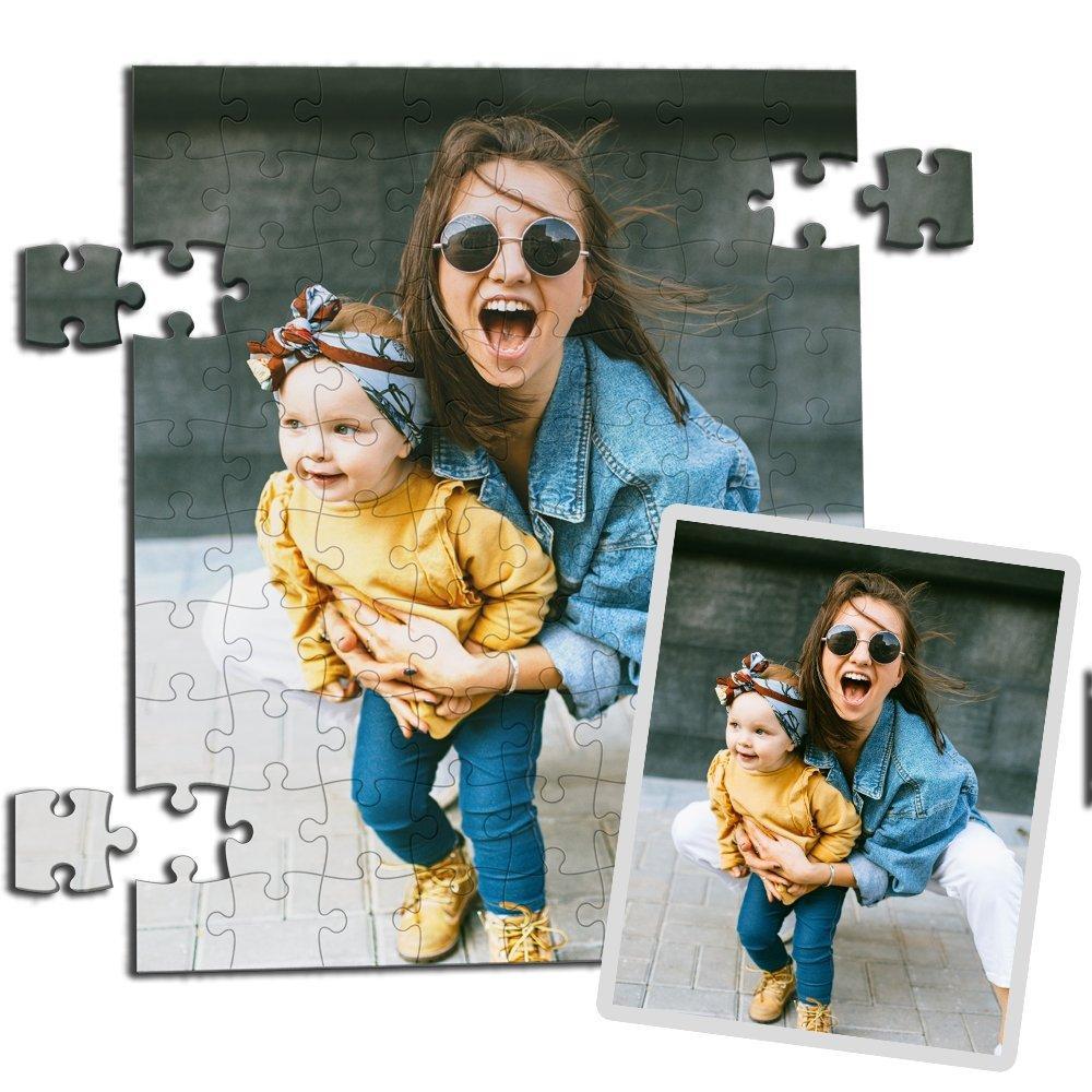 Wooden puzzle with your photo